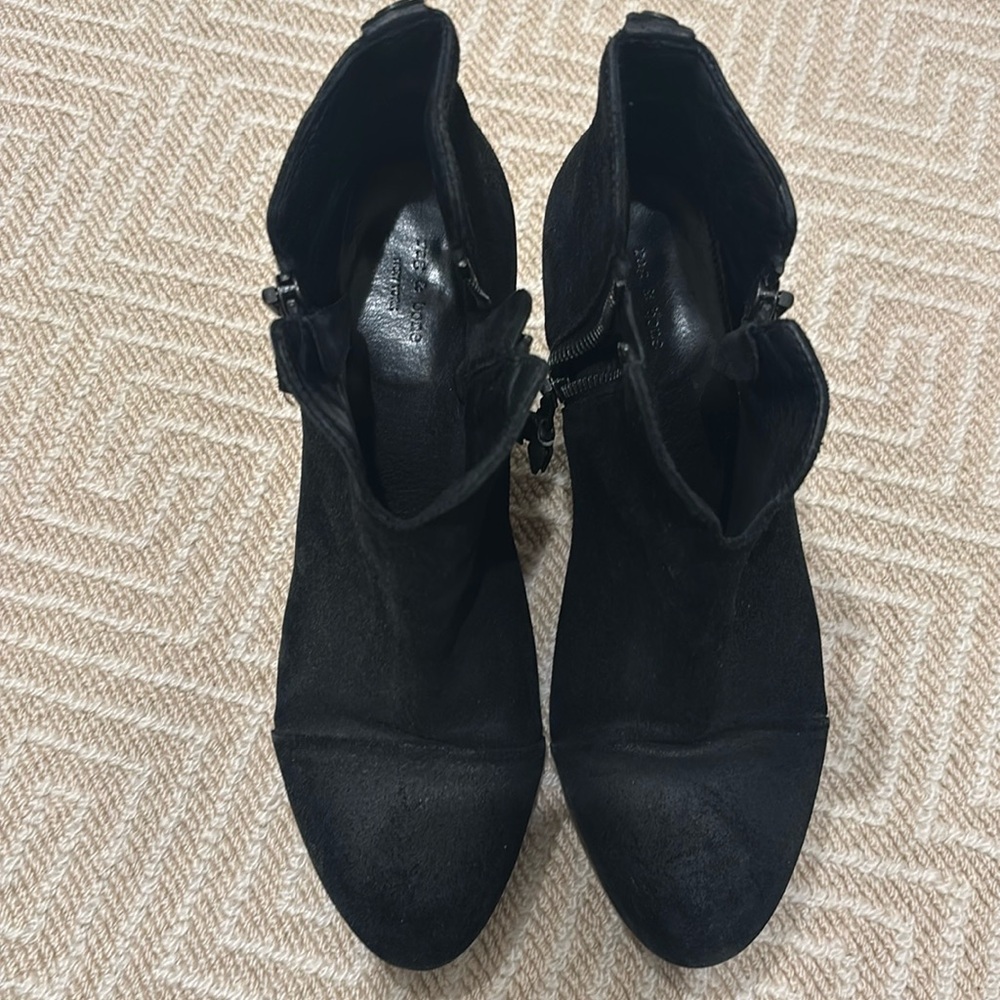 Rag & Bone black leather booties